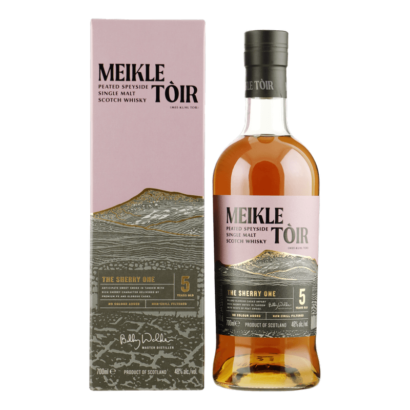 MEIKLE TOIR 5YO The Sherry Peated — Speyside Single Malt with Sherry and Peat