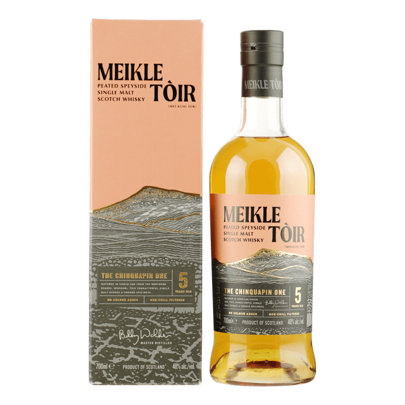 MEIKLE TOIR 5YO The Chinquapin Peated Speyside Single Malt 0,70L