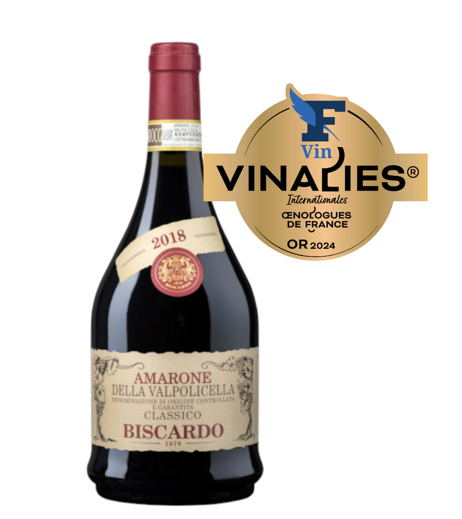 🏆 Biscardo Amarone della Valpolicella wint Goud bij Mundus Vini 2025