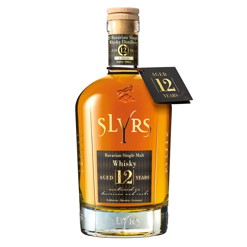 SLYRS 12 Years: Deutscher Single Malt mit Vanille, Karamell und Eichenholz.
